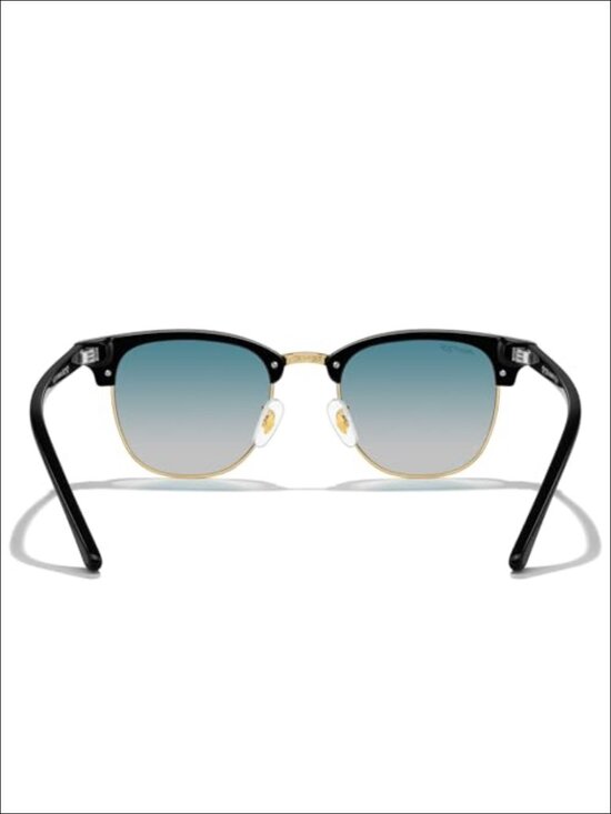 Classic Square Semi-Rimmed Polarized Sunglasses Unisex Metal Frame main image 6